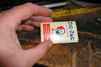 Package of cigarette papers